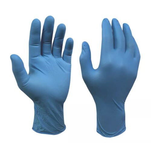 blue-nitrile-gloves